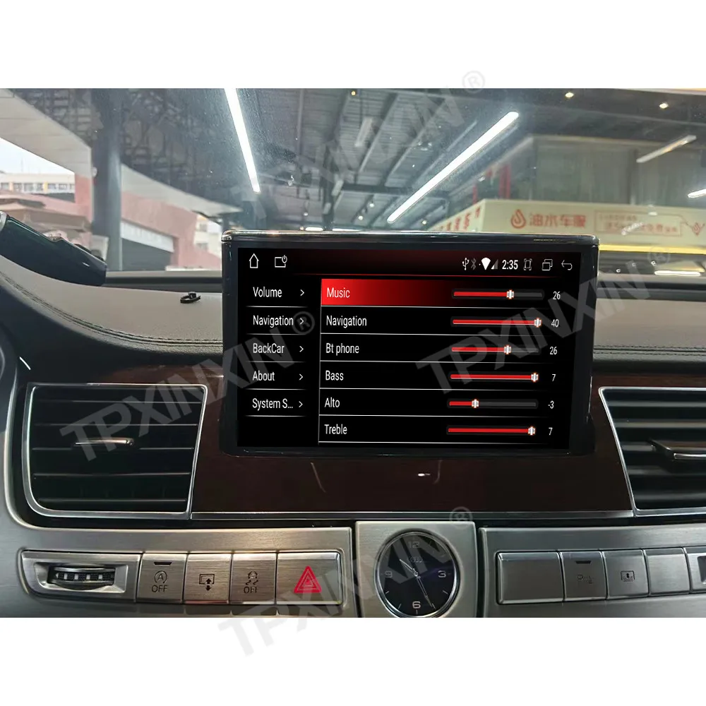 8'' For Audi A8 2011-2017 Original Style Telescopic Screen Android Multimedia Player Auto GPS Navigation Stereo Car Radio Unit