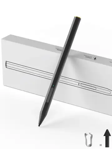 Stylus Pen for Microsoft Surface, 4096 Pressure Sensitivity, Eraser Side Button, Compatible with Surface Pro 11/10/9/8/7/7+/6/5/