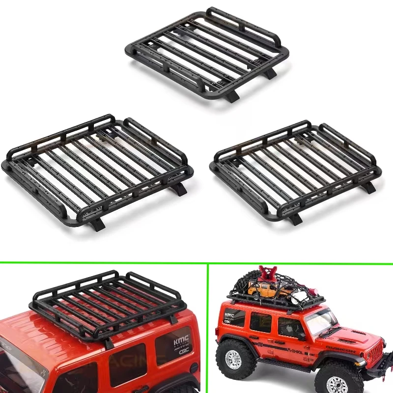 1/10 Multifunzionale Tetto Piattaforma di Carico Simulato Portapacchi Modifica per RC Crawler Auto Traxxas TRX4 TRX6 G63 Auto Fai Da Te