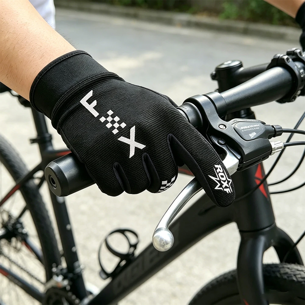 Men Women Wear‑Resistant Mountaineering Gloves,Touch‑Sensitive Comfort Full Finger Gloves for Hiking Trekking Hunting Riding