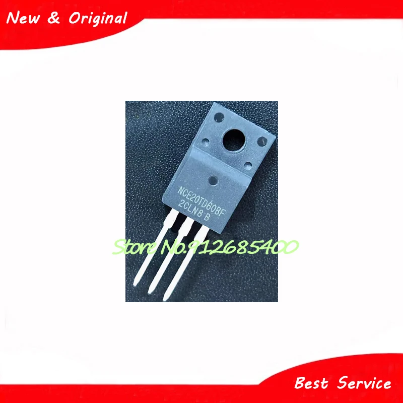 10 Pcs/Lot NCE20TD60BF 20A/600V TO-220F New and Original In Stock