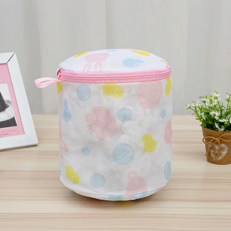 Print Rabbit Laundry Bag Dirty Clothes Storage Basket Cute Fine Mesh Washing Bags Multiple Sizes Laundry Bag For Washing Machine