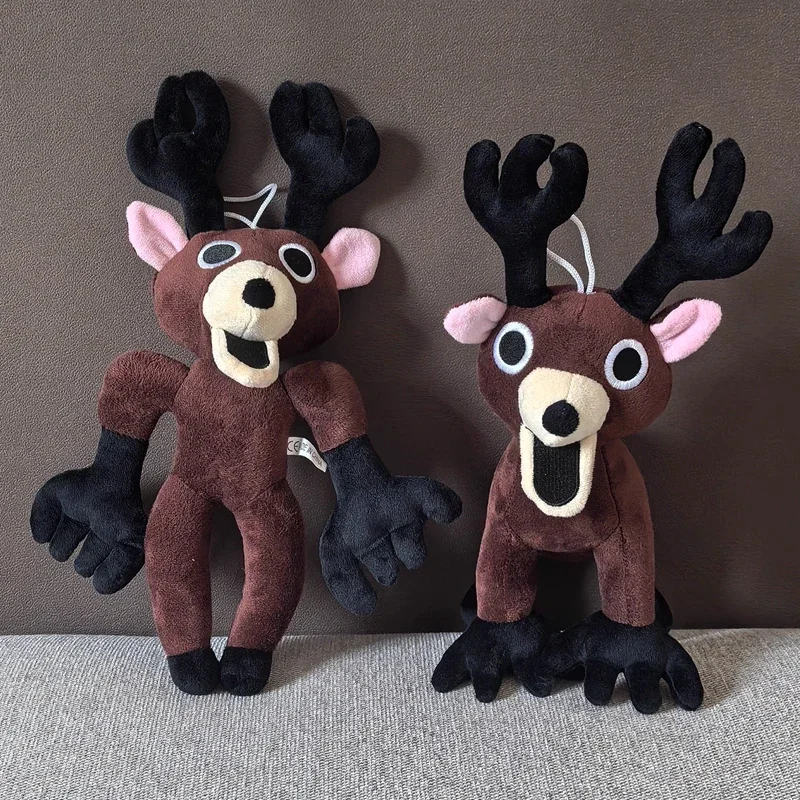 جديد 38 سنتيمتر 99 ليال في الغابة الغزلان ألعاب من القطيفة فيلم الحيوانات المحشوة الغزلان لعبة المشجعين هدايا عيد الميلاد لعب للأطفال هالوين هدية #2