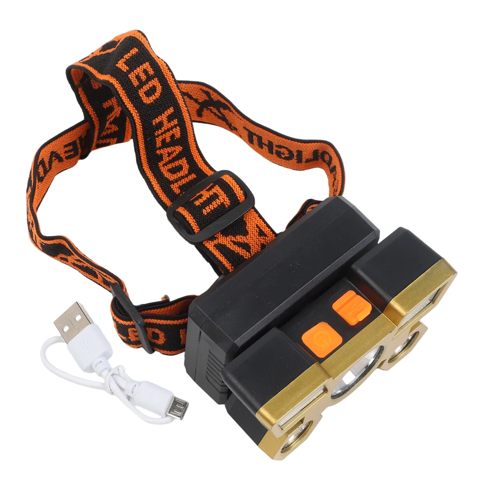 Camping Lighting Camping Headlight Adjustable Beam Adjustable Flashlight Portable Headlight Waterproof Design Compact Size