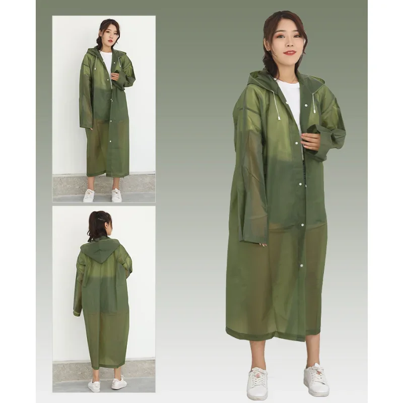 

Raincoat Women Men Impermeable Thickened Waterproof Raincoat Tourism Outdoor Hiking Rain Poncho Raincoat Hooded Rain Coat