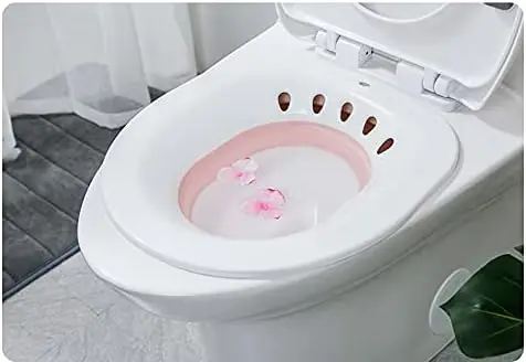 Woman Folding Toilet Bidet Postpartum Bath Toilet Seat Self Cleaning Hip Irrigator Perineum Soaking Bathtub Hemorrhoid Treatment