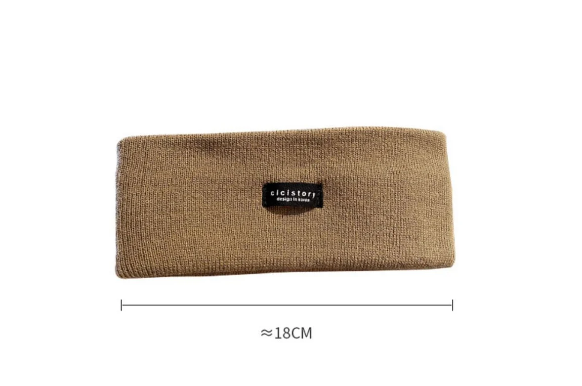 Winter Breitseite Stirnband Sport Radfahren Gesicht Waschen Haarbänder Weiche Koreanische Baumwolle Gestrickte Mädchen Bandanas Mode Haar Zubehör – Detail 7