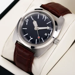 Supper Arabic Watches Mechanical Automatic Men Wristwatch France Design Steel Case Dome Glass Arabian Islamic Timepieces