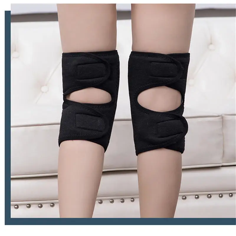 Rodilleras cálidas de invierno para mujer, calentadores de piernas para hombres mayores, rodillera para artritis de piernas frías, soporte para rodilla, Protector de rodilla de piel de conejo, 1 ud.