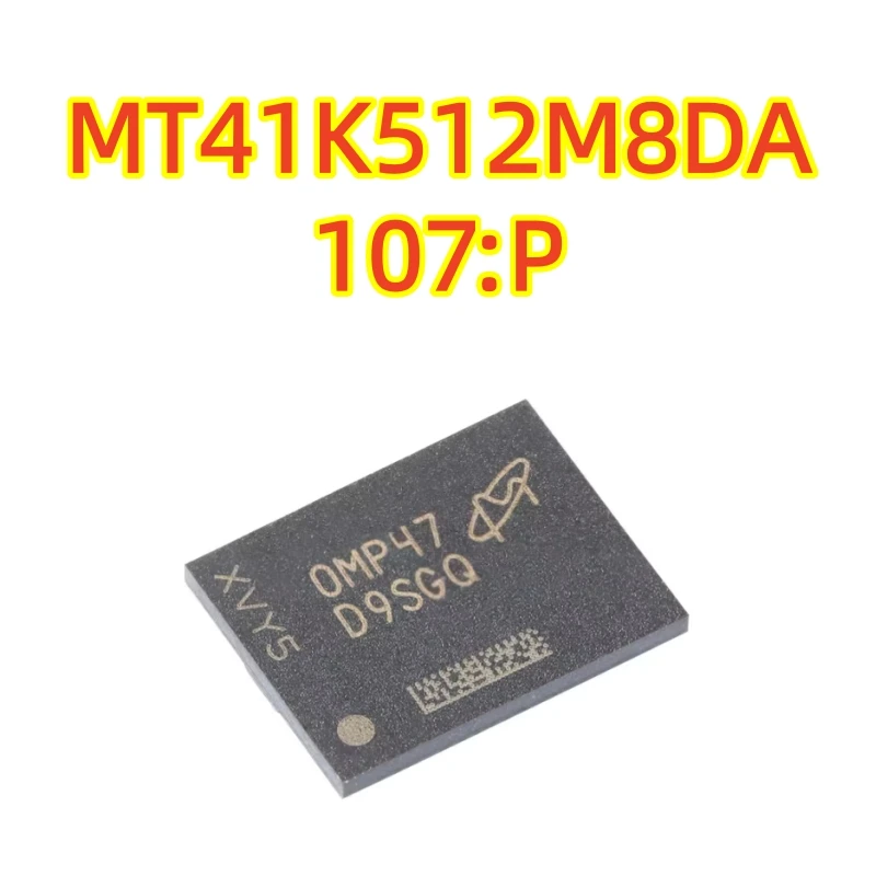 Original genuine MT41K512M8DA-107:P Silk screen: D9SGQ FBGA-78 4Gb DDR3L SDRAM memory chip, 100% brand new chip