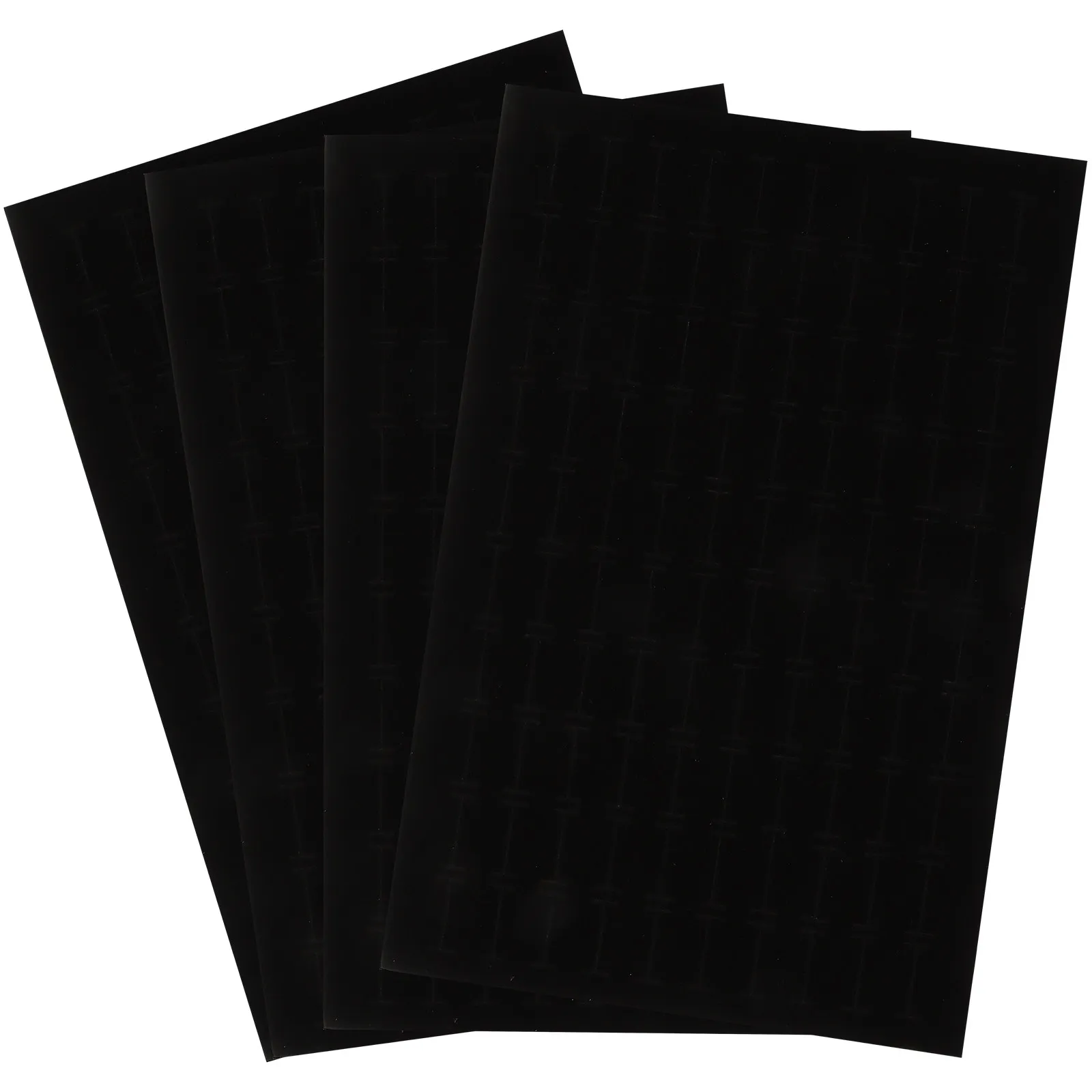 

4Pcs Jewelry Box Sponge Pad Insert 11 by 7 Inches 22Mm Grooves for Earrings Rings Display Holder Organizer