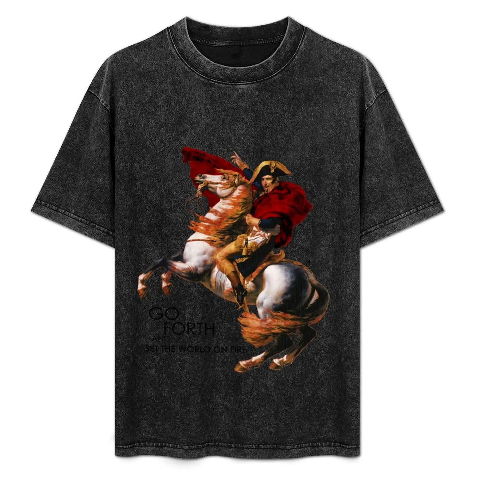 Go Forth and Conquer T-Shirt men t shirt cotton 100% essential t shirt t shirts with prints shirts for man pack white T-Shirt