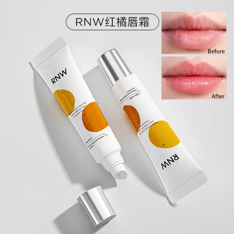 RNW Lip Cream Lip Balm Moisturising Mask Lighten Lip Lines LipCare Anti Aging Anti-drying Lipstick Winter Makeup Rare Beauty