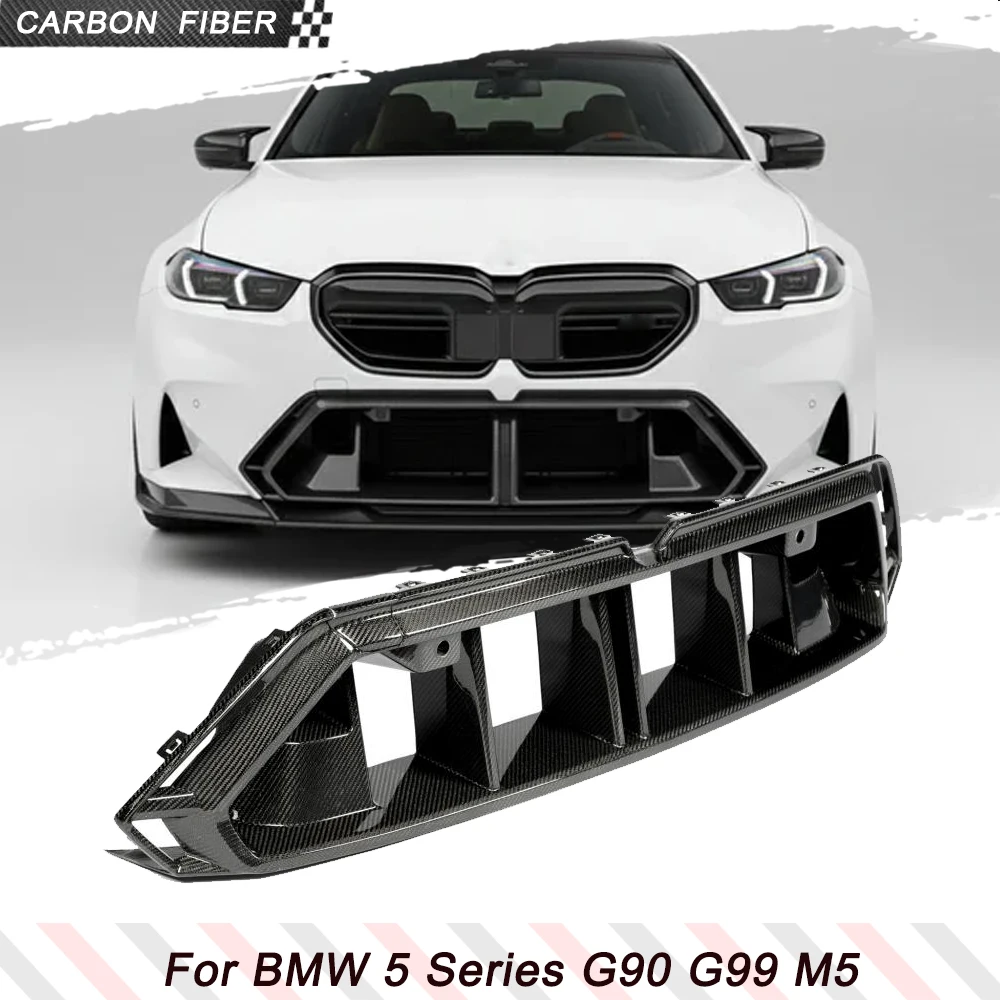 

Carbon Fiber Car Front Racing Grille For BMW 5 Series G90 G99 M5 2024-2025 Car Front Grille Air Vent Intake Inserts Body Kits