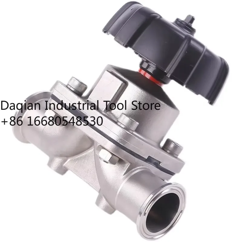Ta3Sanitary Stainless Steel 316L DIN Cover Meter Diaphragm Valve with Split Diaphragm Sheet Pharmaceutical Diaphragm Valve