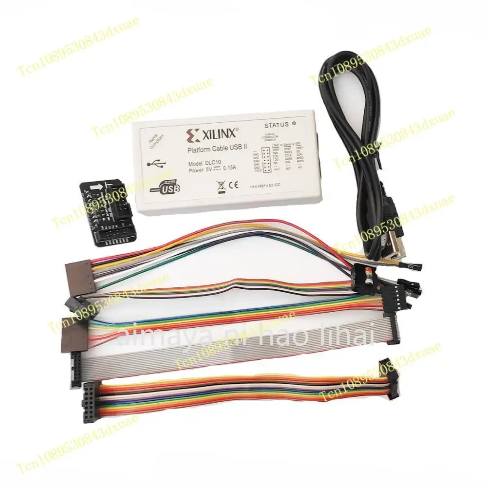 Upgraded Version DLC10 Xilinx Platform Cable USB Download Cable Jtag Programmer for FPGA CPLD CY7C68013A Replace DLC9LP