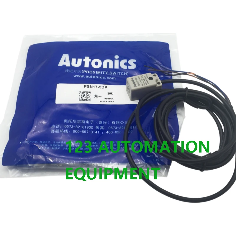 Authentic New Autonics PSN17-5DN 5DN2 5DNU 5DN2U 5DN-F 5DP 5DP2 5DPU 5DP2U Square Proximity Switch Sensor Anti-Interference