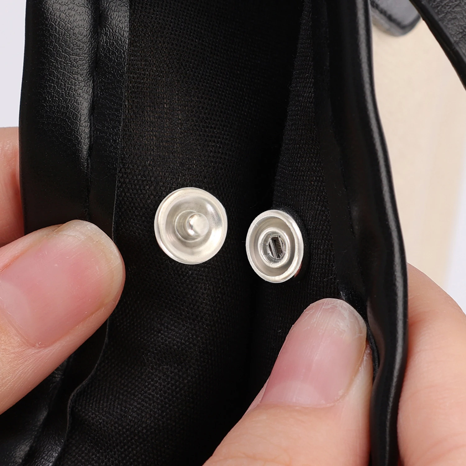 50/100 مجموعة مع كماشة خمسة مخلب الملابس مشبك المشبك مجموعة الطقات المعدنية زر السحابة زر لا الخياطة ترصيع الضغط أداة خاطفة