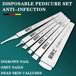 Professional Ingrown Nails Tools Disposable Pedicure Set Medical Podiatry Scalpel Toenail Cutter Exfoliator Foot Care Kit