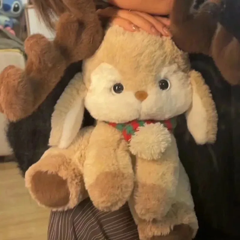 Cute Christmas Elk Dragon Plush Toys Soft Stuffed Animals Doll Fluffy Pillow Home Decor Great Birthday Gifts for Adults and Kids