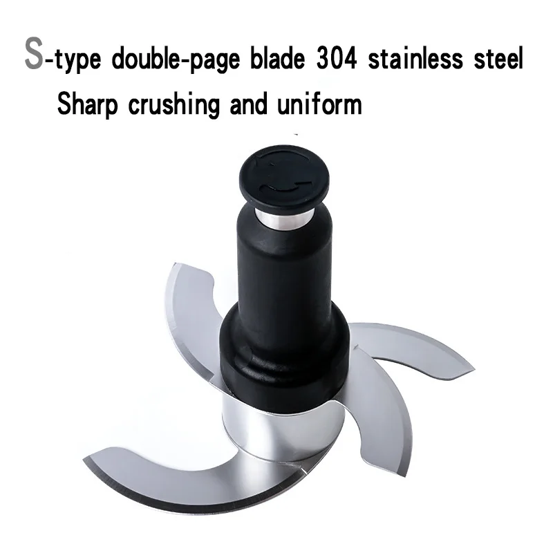 Komercyjna elektryczna maszynka do mielenia mięsa wielofunkcyjny chopper elektryczny, wysoki mocy chopper mięso i siekacz do warzyw