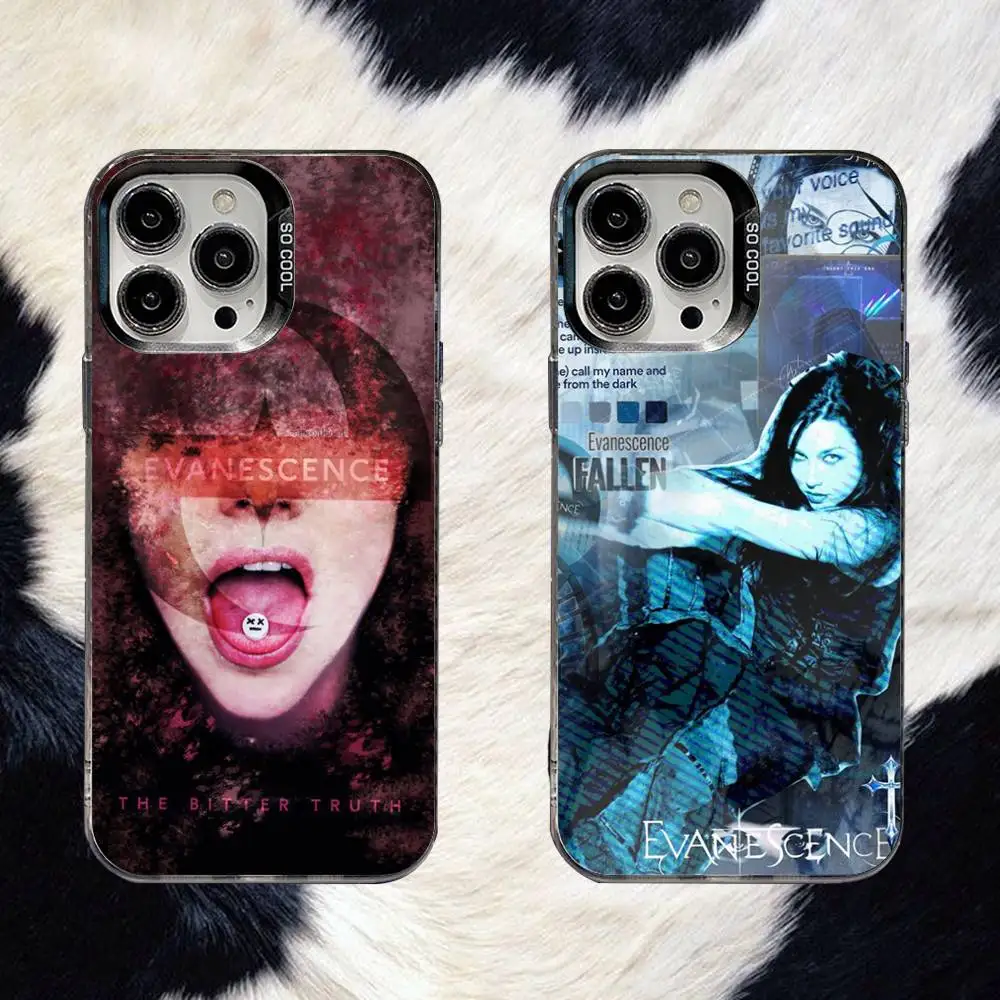 

E-EvanescenceS The Bitter Truth Phone Case For iPhone 16,15,14,13,12,11,8,7,Pro,Max,Plus,Mini,XS,SE Anti Fall Black Matte Hard