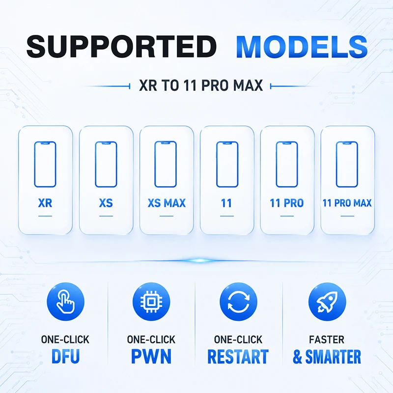 RP2350A PIC0 Engineering Box unterstützt One-Click-DFU-Daten, One-Click-Neustart, Eintritt in den Wiederherstellungsmodus für Mobiltelefon-Reparaturwerkzeuge. – Detail 11