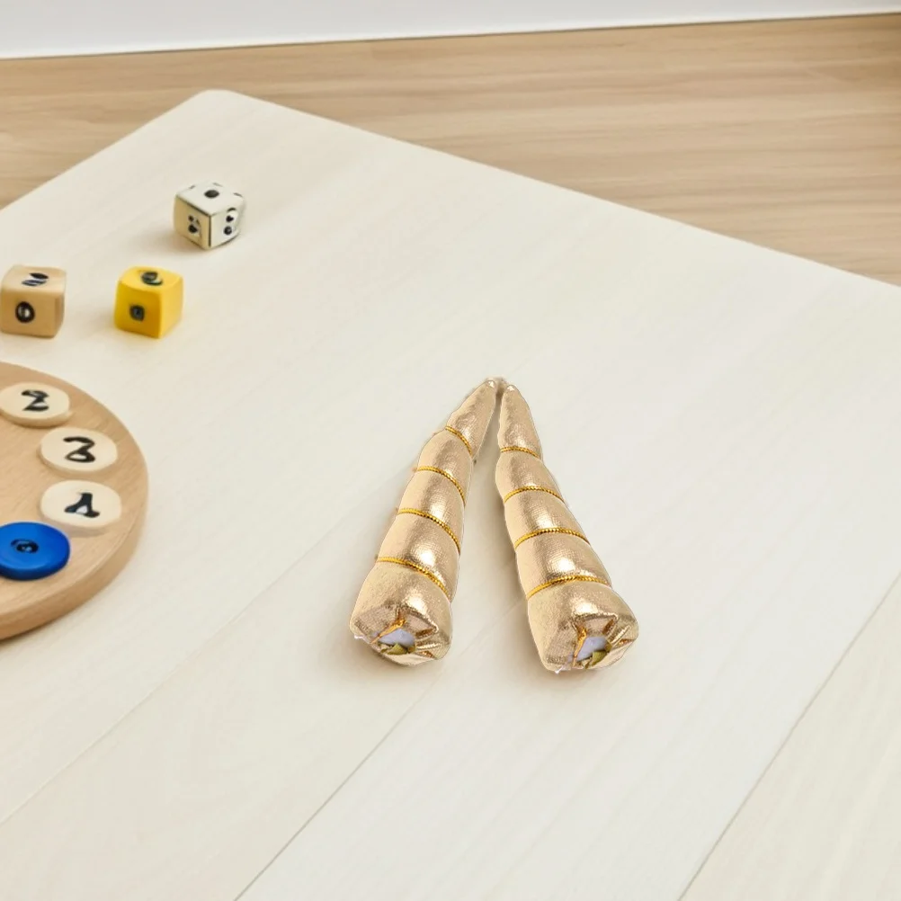 8 قطعة عقال يونيكورن اكسسوارات لطيف العصابات الشعر لحفلة عيد ميلاد اللعب لامعة النسيج Pp القطن يونيكورن القرن الحرف