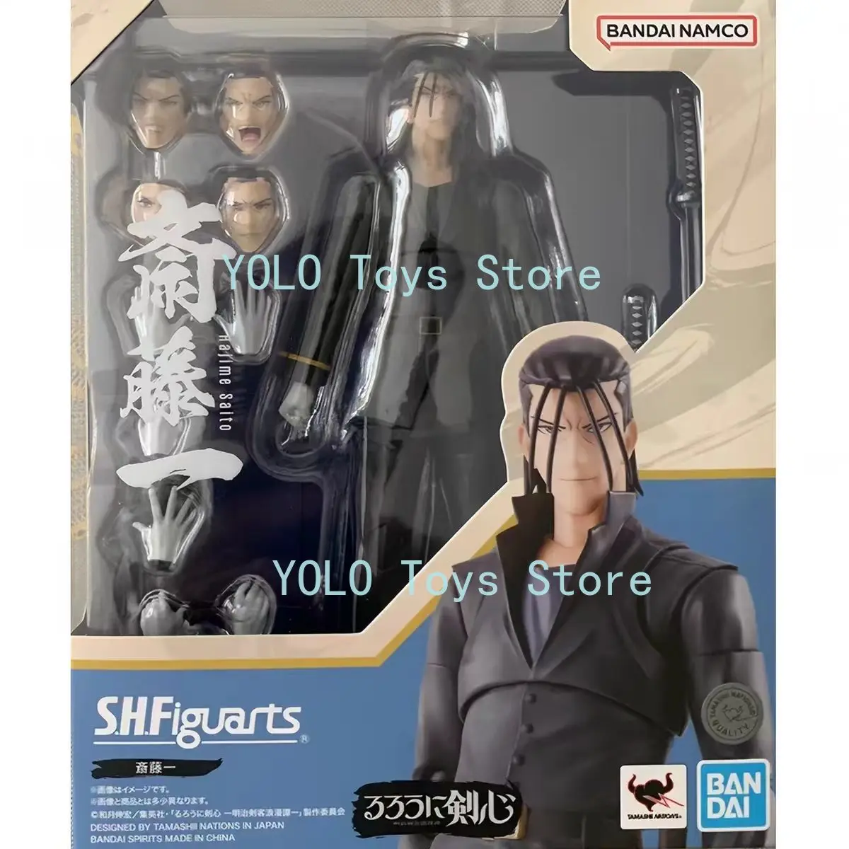 

Фигурка Bandai SHF Rurouni Kenshin Hajime Saito Meiji Kenkaku Romantan в наличии