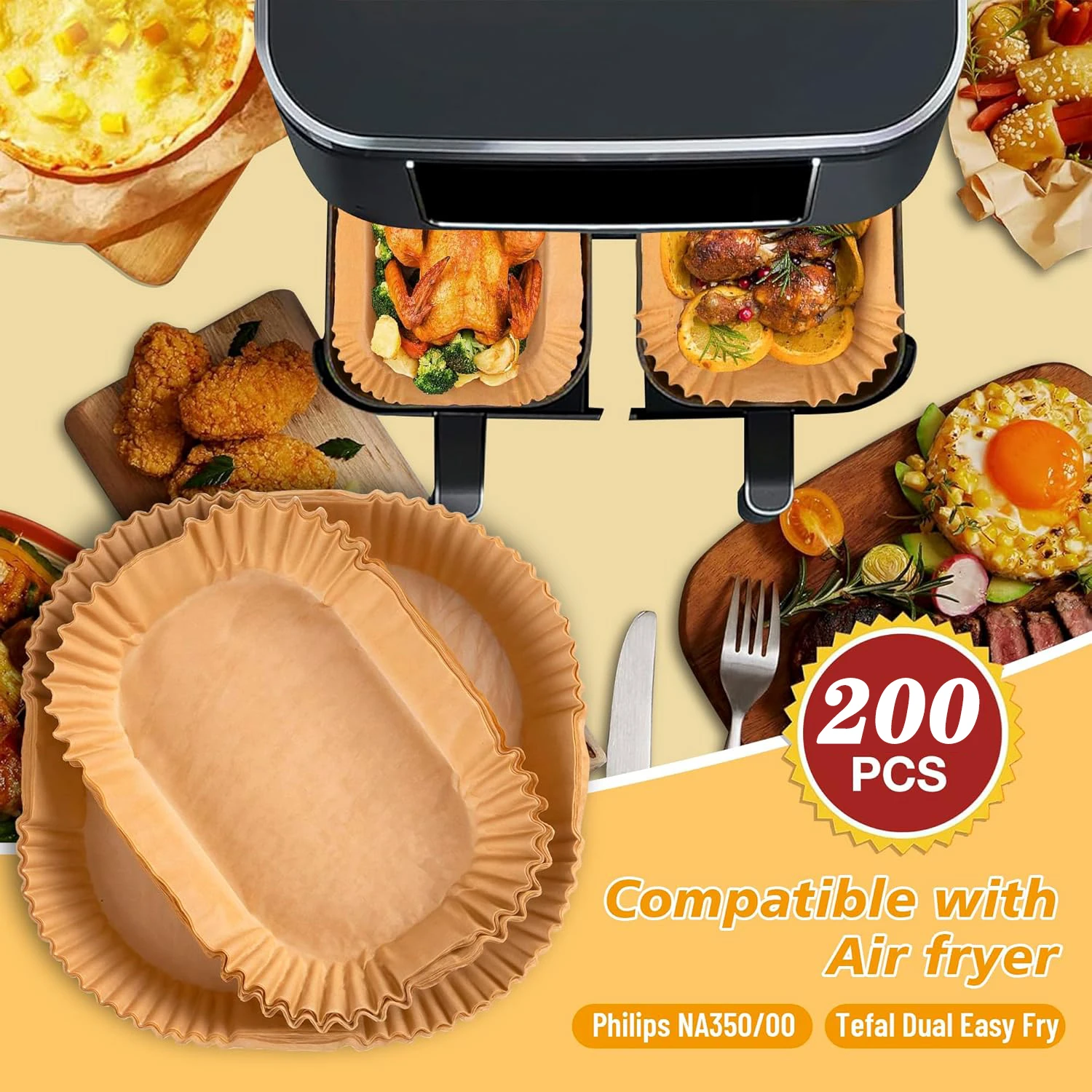 Air Fryer Baking Paper Parchme - Air Fryer 5L Digital 评论和价格