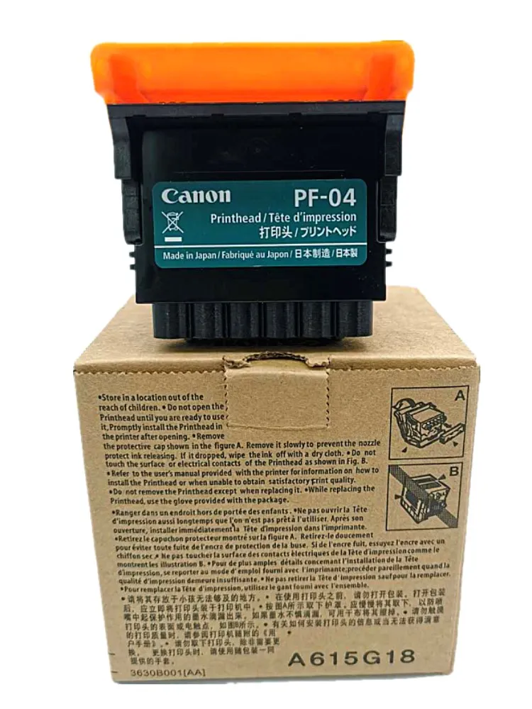 Cabeça da impressora do cabeçote, bocais para Canon IPF650, IPF655, IPF680, IPF681, IPF685, IPF686, IPF750, IPF755, IPF760, IPF765, IPF851, PF04