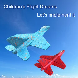 Fighter Foam Plane Glider Hand Throw Airplane Light Inertial EPP Bubble Planes Outdoor Launch Kids Toys for Children Boys Gift