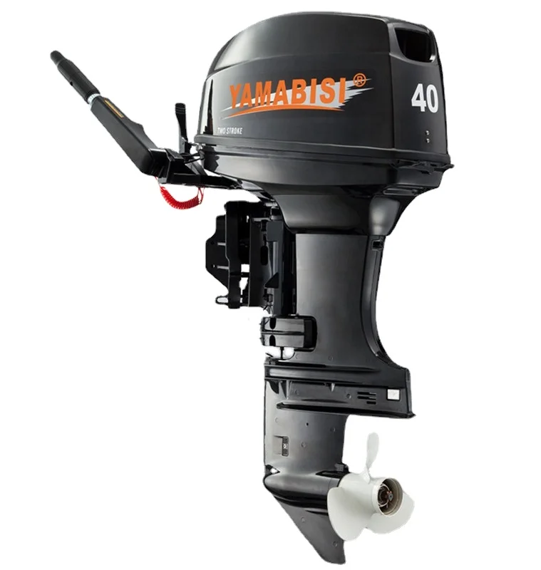 

YAMABISI 2 Stroke 40 Horsepower Boat Engine Outboard Motor for Boat Short /Long Shaft Electric Start Remote Control