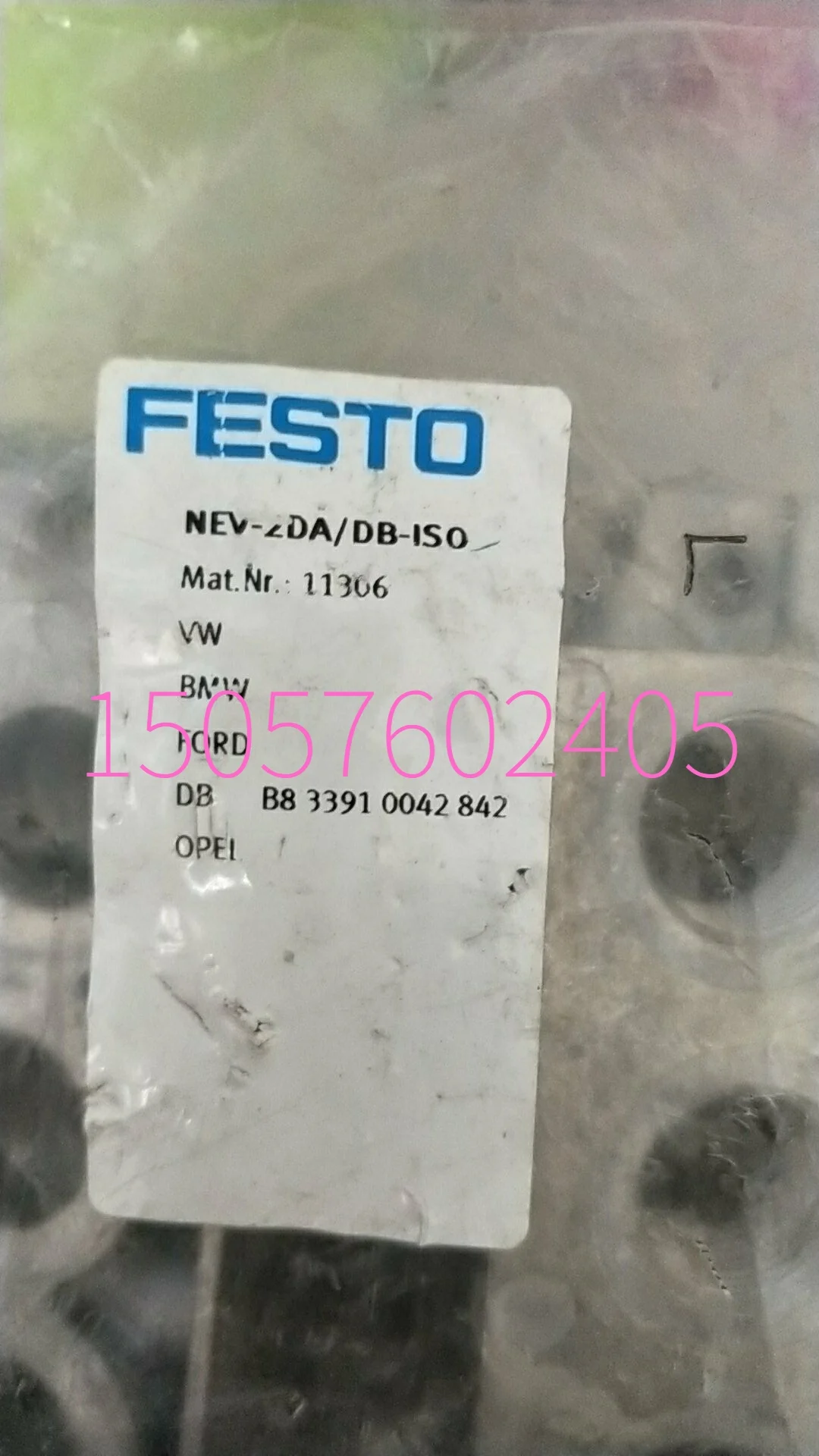 

Original Genuine Festo FESTO End Plate Assembly 11306 NEV-2DA/DB-ISO In Stock