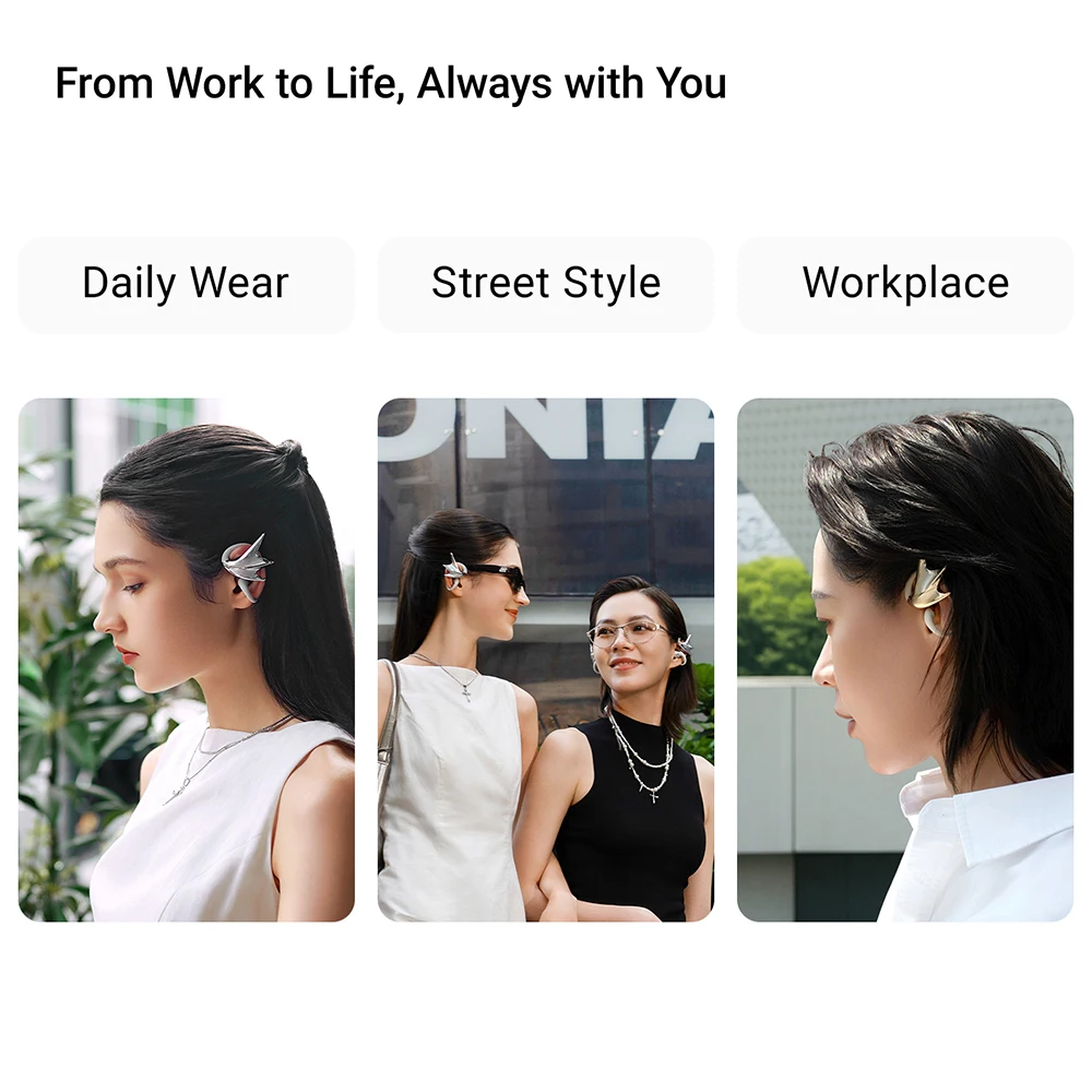 سماعات أذن لاسلكية REAL YOUNG H700 JWS صوت عالي الدقة QCC3091 aptX معزز جهير التكيف 40 ساعة وقت اللعب تطبيق AI #6