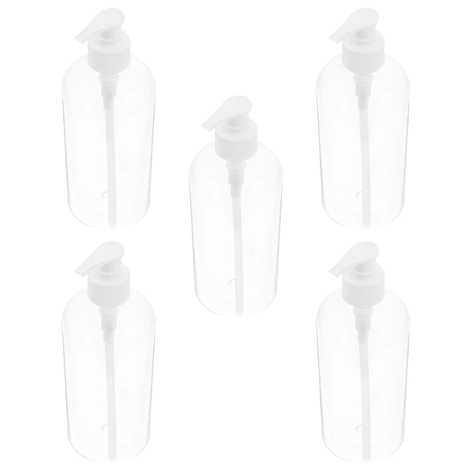 

5 Pcs Soap Bottles Plastic Travel Shampoo Dispenser Shampoo Dispenser Bathroom Squeeze Empty Containers Reusable Liquid