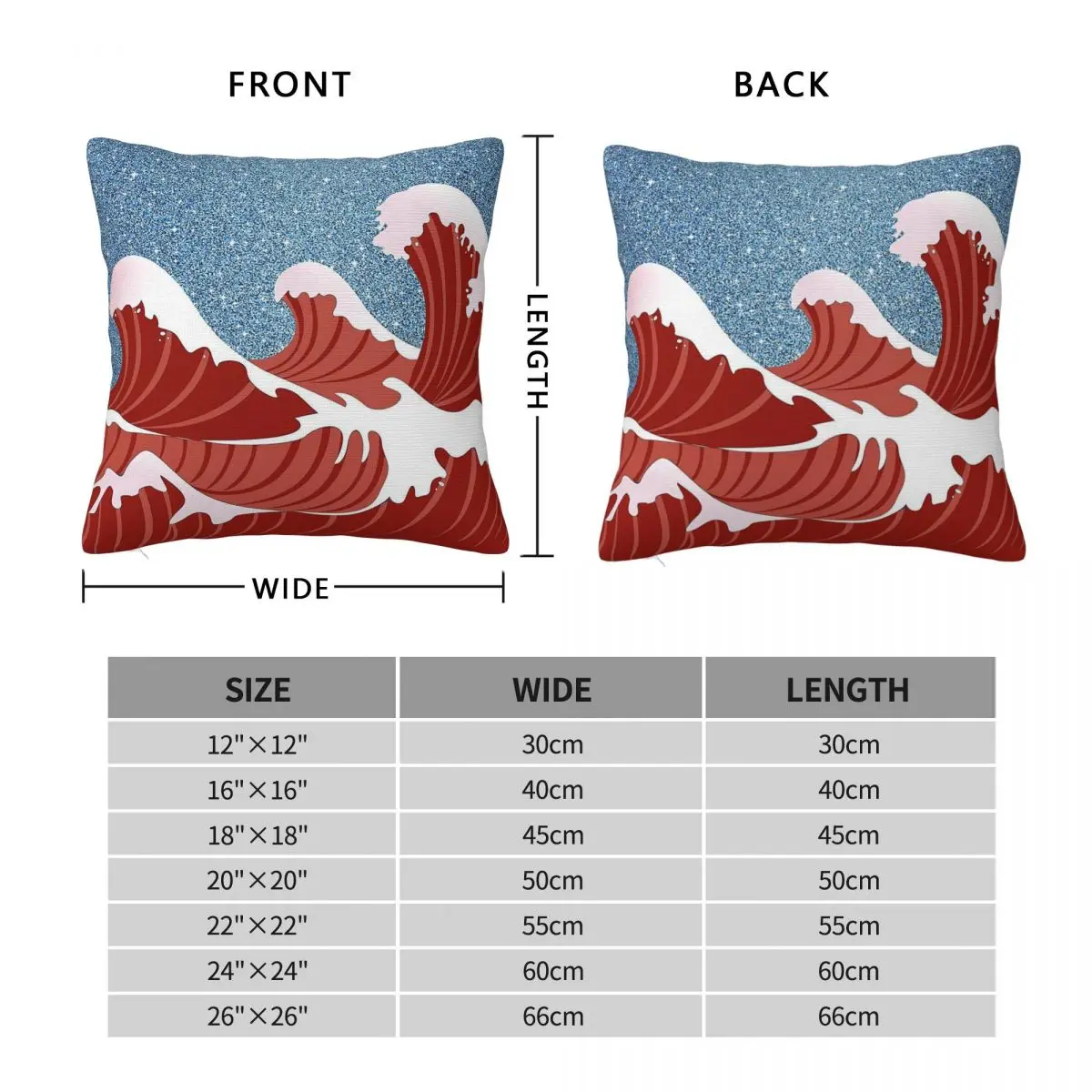 Phish Ruby Waves Alpine Valley Jam Square Pillowcase Polyester Linen Velvet Creative Zip Decor Home Cushion Case 45x45