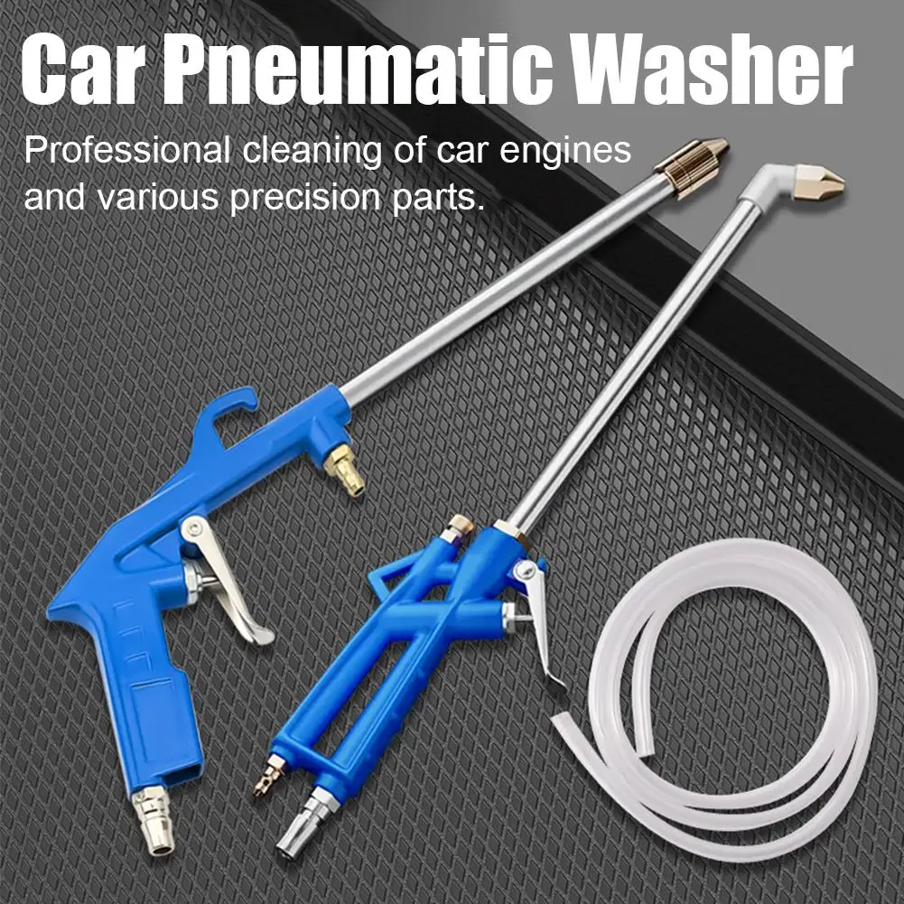

Pneumatic Cleaning Gun with Hose High Pressure Spray Gun Dual-purpose Engine Cleaning Gun Water Saving Efficient Washing Nozzle