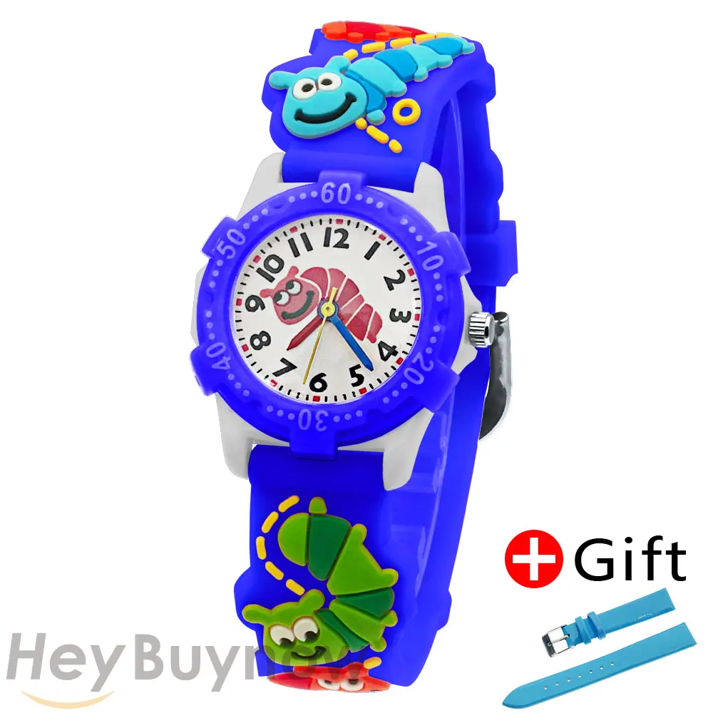 

New Cartoon Dial Luminous Quartz Watch Casual Sports Rotatable Cute Baby Boy Girl Watch New Year Gift Relogio Infantil