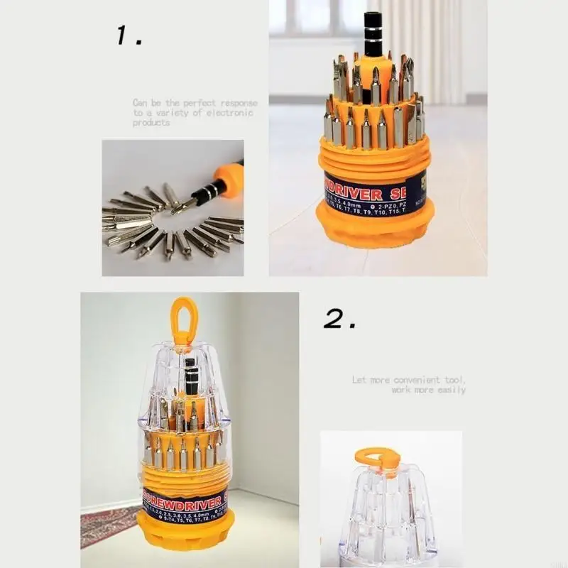 G6KA Multifunctional 30 Piece Screwdriver Tool Set for All Your Repair Needs