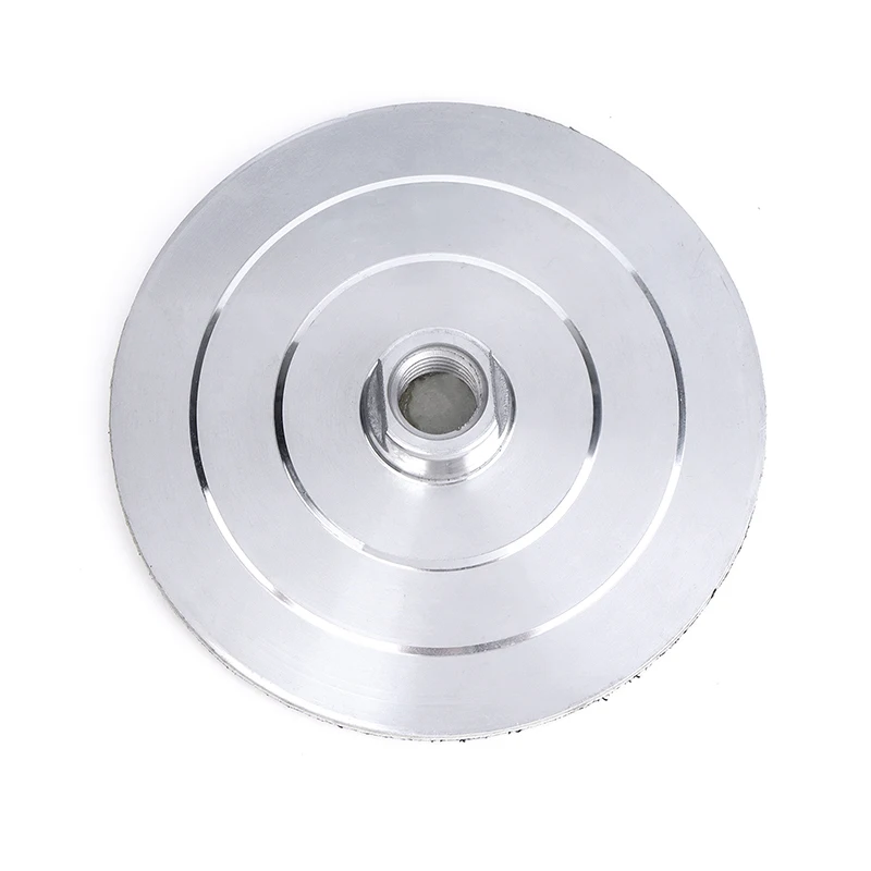 1 buah bantalan Backer 100mm 4 inci, untuk bantalan pemoles berlian pemegang dukungan dasar logam campuran aluminium M14 Aksesori Alat Festool aliran lingkungan