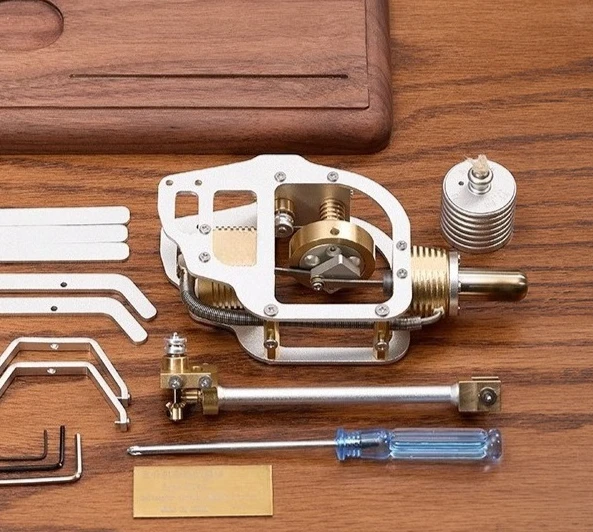 HX-15 Stirling Engine Helicopter Model Kit Miniature Engine Physical Air Energy Educational Toy Boys Creative Gift