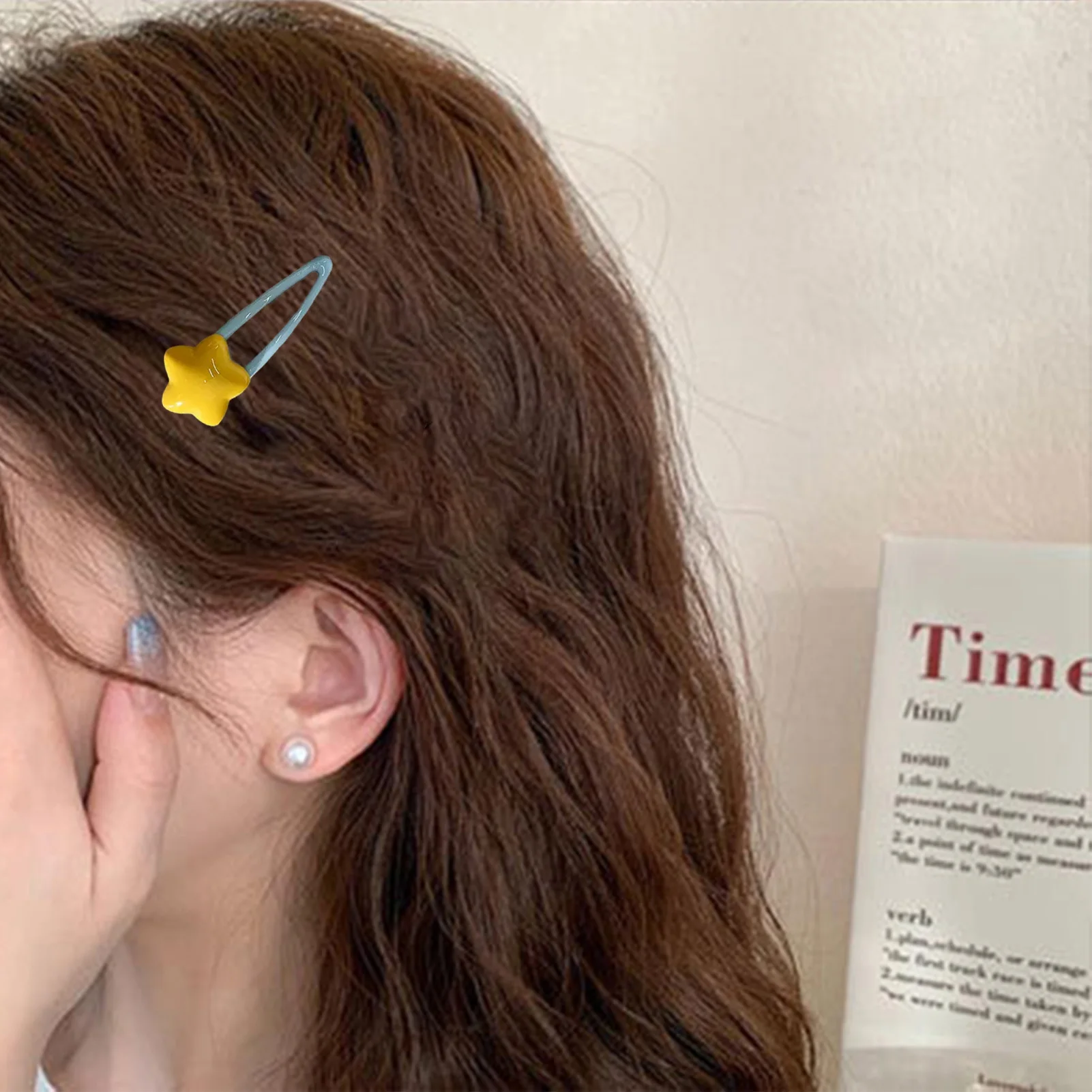 10 Stück Cartoon-Stern-Haarspangen für Frauen, schöne pentagramm-förmige Haarspange im koreanischen Stil, süße Kopfbedeckung, tägliche Haaraccessoires für Mädchen – Detail 4