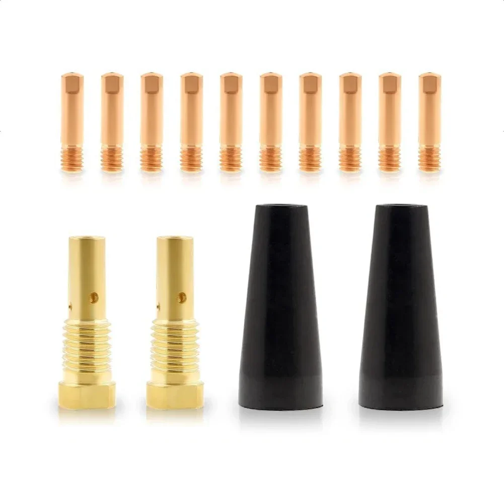 14PCS Flux Core Gasless Nozzle Tips 0.035'' WSM-00008 Kit K3493-1 ForCentury FC90/80GL Gas Diffuser Welding Tool Parts