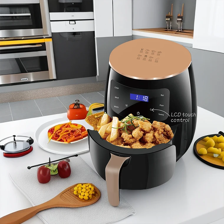 

6L/8L Electric Digital Air Fryer Oven Plastic Preset Rotisserie Dehydrator Oil-less Cooker Toaster Multi-Function Household Use