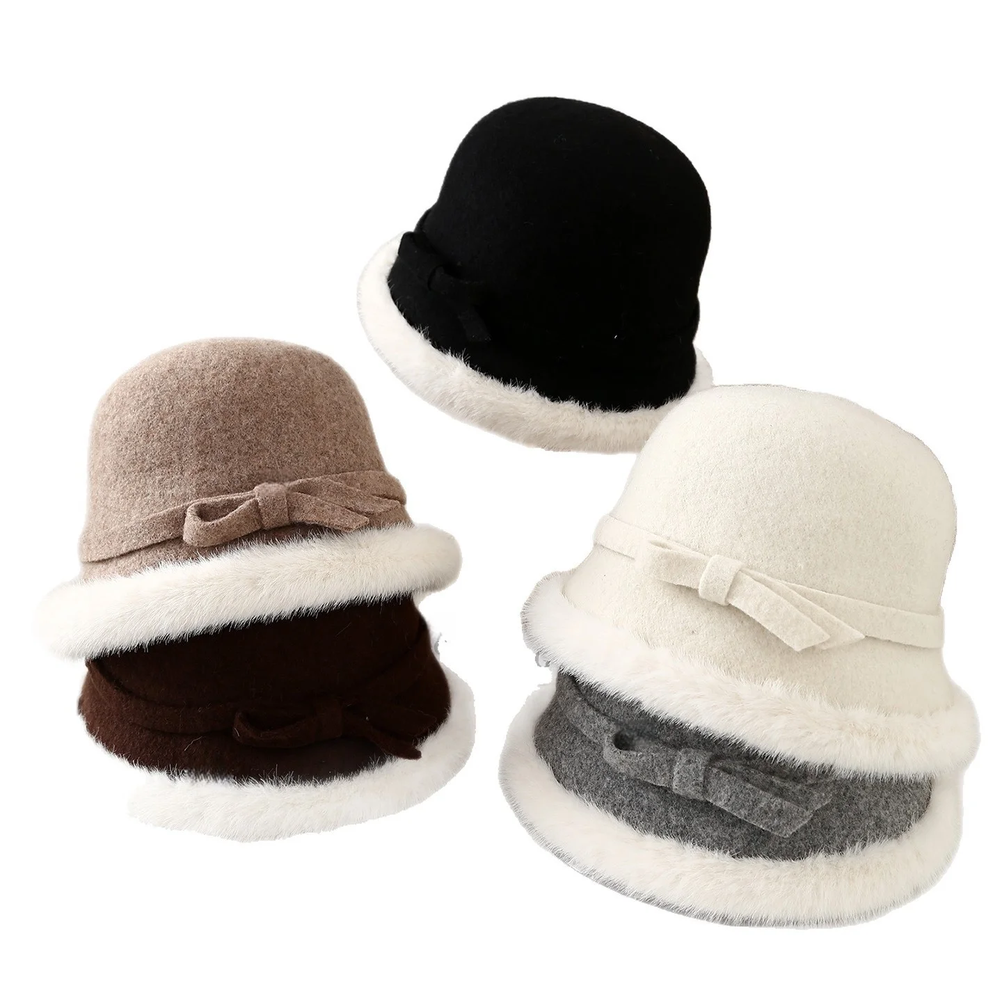 

Новый осенне-зимний шерстяной берет для женщин, рыбацкая шляпа в британском винтажном стиле, универсальный дизайн, шляпа художника с лицом