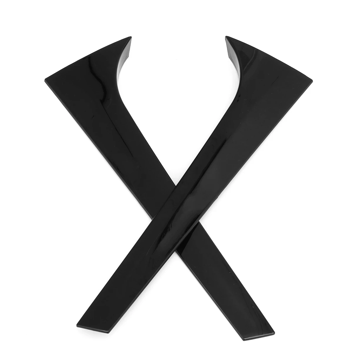 ABIB -Pair Vertical Rear Window Side Spoiler Canard Splitter For Skoda Kodiaq Glossy Black Retrofit 4