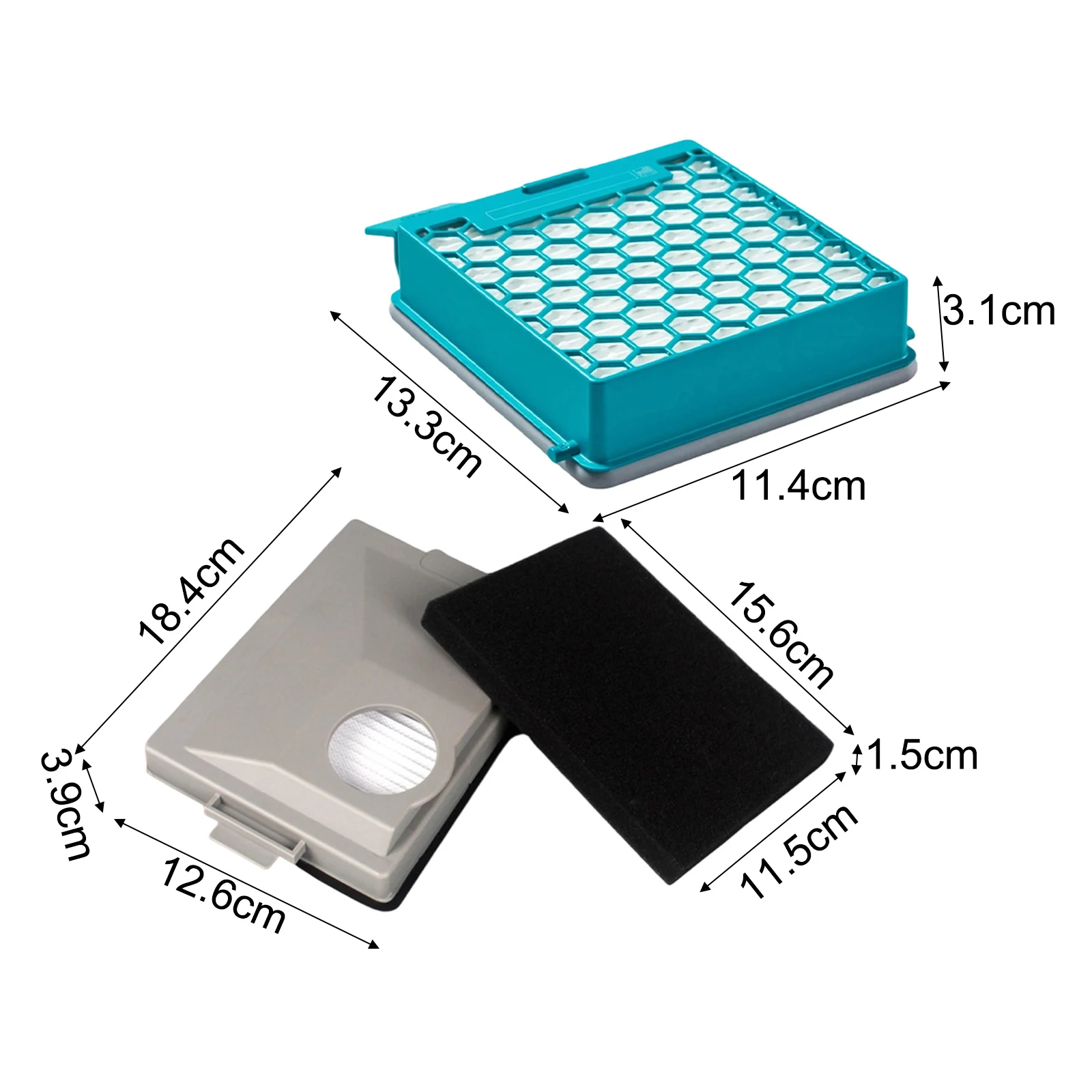 Carbon Vacuum Cleaner Filter For Miele Blizzard CX1/Boost CX1 Series With HEPA And Fine Dust Filtration 11639240 image 5