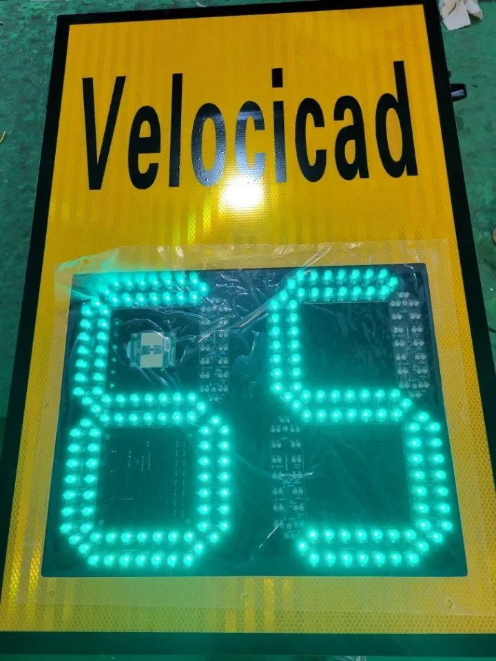Velocidad Flashing Radar Speed Traffic Feedback Sign Traffic Information Speed Radar Display Slow Down Signs