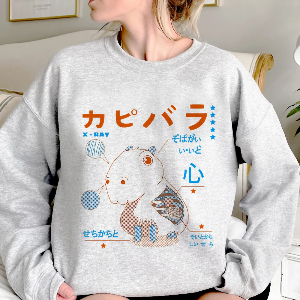 Capibara hoodie harajuku graphic elegant Y2K girl hoddie Y2K athleisure